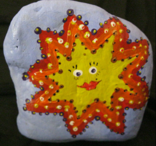 hand painted stones custom painted rock